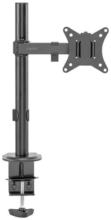 Produktbild: LogiLink BP0171 Monitor-Tischhalterung 1 Display(s) Schwarz Drehbar, H&ouml;henverstellbar, Neigbar, Rotierbar, Schwenkbar