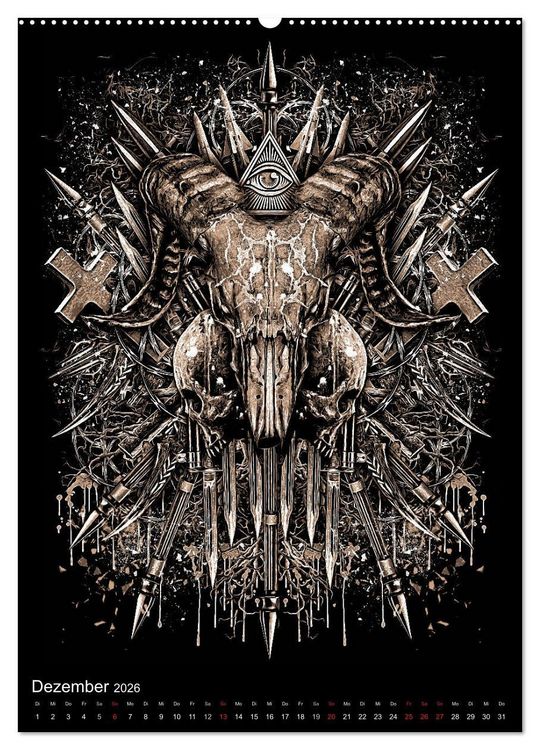Produktbild: BLOODBOY/WAR ILLUSTRATION (hochwertiger Premium Wandkalender 2026 DIN A2 hoch), Kunstdruck in Hochglanz
