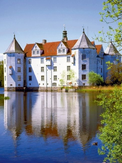 Produktbild: CALVENDO Puzzle Schloss Gl&uuml;cksburg, Schleswig-Holstein | 1000 Teile Lege-Gr&ouml;&szlig;e 64x48cm Foto-Puzzle f&uuml;r gl&uuml;ckliche Stunden