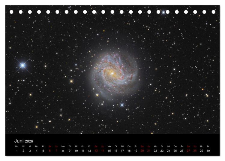 Produktbild: Beeindruckendes Universum (Tischkalender 2026 DIN A5 quer), CALVENDO Monatskalender