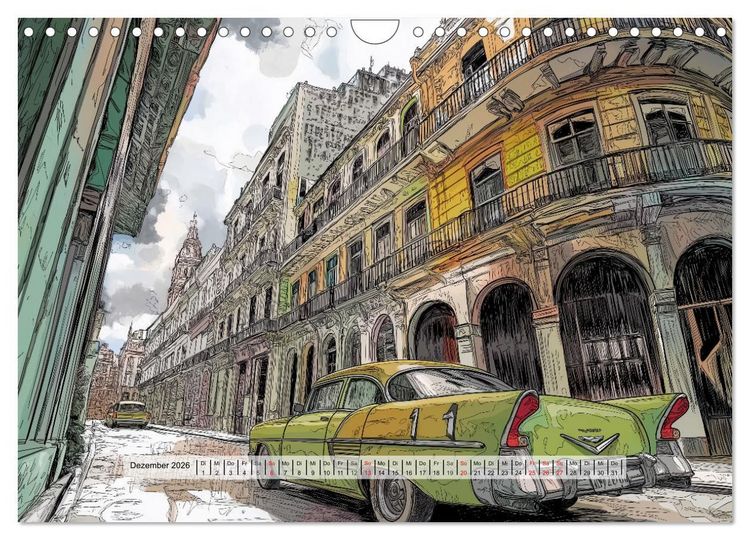 Produktbild: Comic City (Wandkalender 2026 DIN A4 quer), CALVENDO Monatskalender