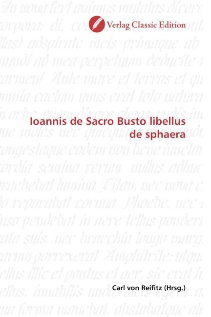 Produktbild: Ioannis de Sacro Busto libellus de sphaera