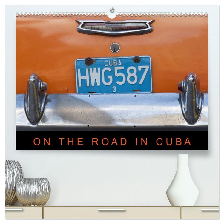 Produktbild: On the road in Cuba (hochwertiger Premium Wandkalender 2026 DIN A2 quer), Kunstdruck in Hochglanz