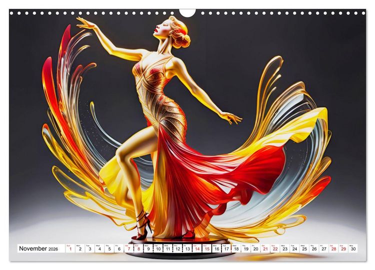Produktbild: Elegant dancers (Wall Calendar 2026 DIN A3 landscape), CALVENDO 12 Month Wall Calendar