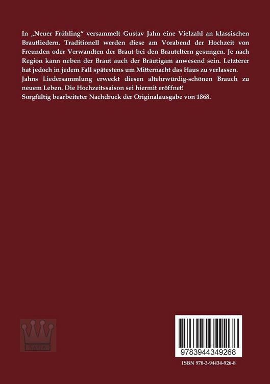 Produktbild: Neuer Fr&uuml;hling: Brautlieder