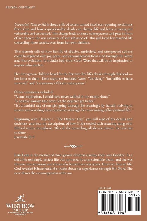 Produktbild: Unraveled, Time to Tell