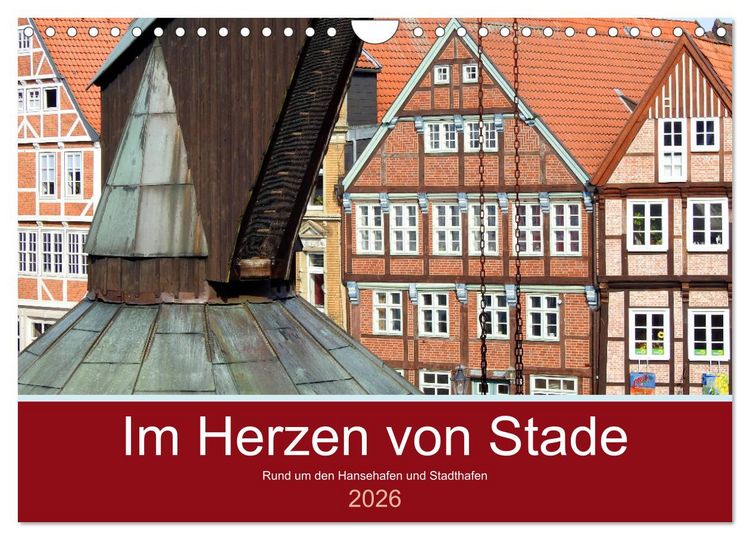 Produktbild: Im Herzen von Stade (Wandkalender 2026 DIN A4 quer), CALVENDO Monatskalender