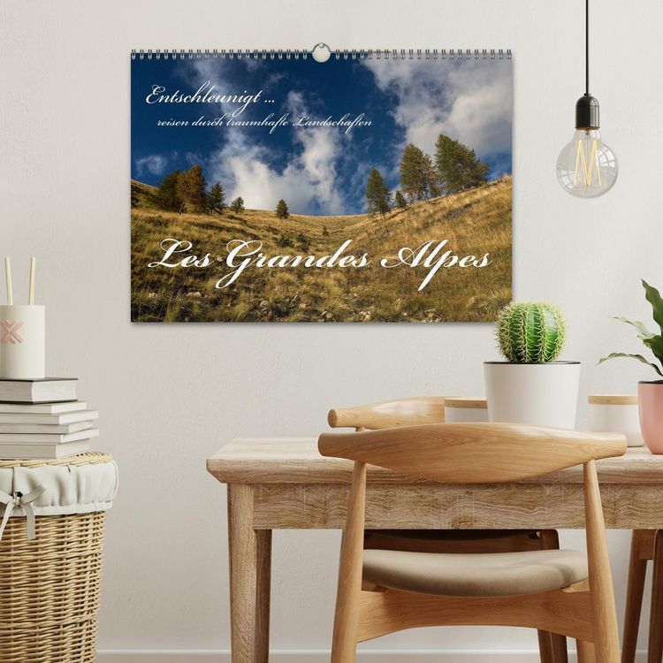 Produktbild: Entschleunigt ... reisen durch traumhafte Landschaften "Les Grandes Alpes" (Wandkalender 2026 DIN A3 quer), CALVENDO Monatskalender