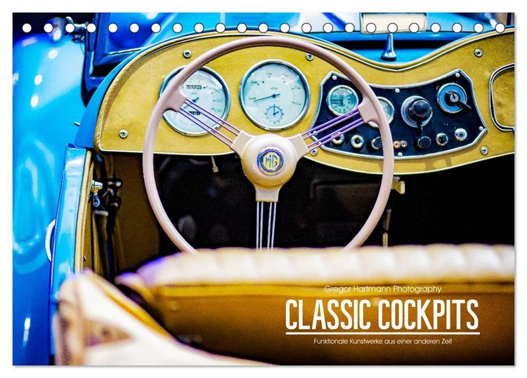 Produktbild: CLASSIC COCKPITS - Funktionale Kunstwerke aus einer anderen Zeit (Tischkalender 2026 DIN A5 quer), CALVENDO Monatskalender