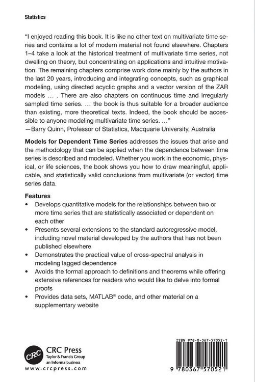 Produktbild: Models for Dependent Time Series
