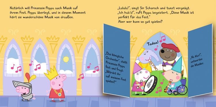 Produktbild: Peppa Pig: Prinzessin Peppa im M&auml;rchenschloss - Mein zauberhaftes Klappenbuch