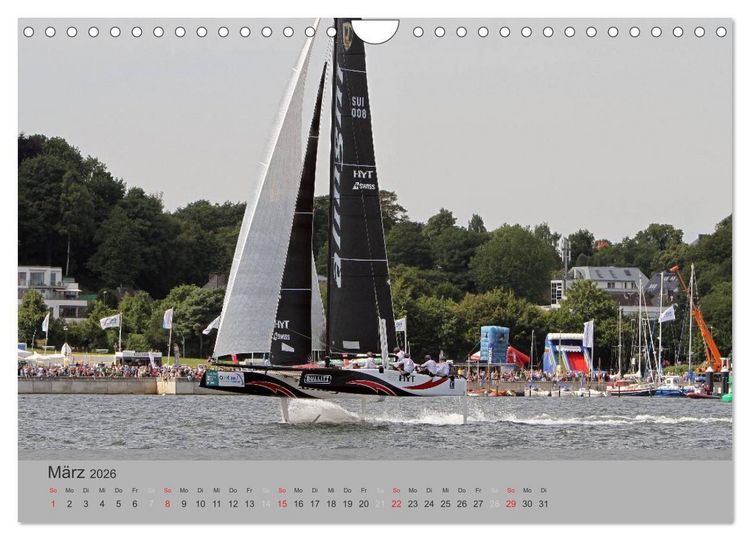 Produktbild: High Speed Katamarane - Schwebend ans Limit (Wandkalender 2026 DIN A4 quer), CALVENDO Monatskalender