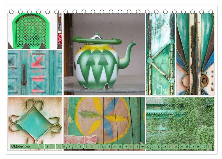 Produktbild: Saudi Arabiens Farben (Tischkalender 2026 DIN A5 quer), CALVENDO Monatskalender