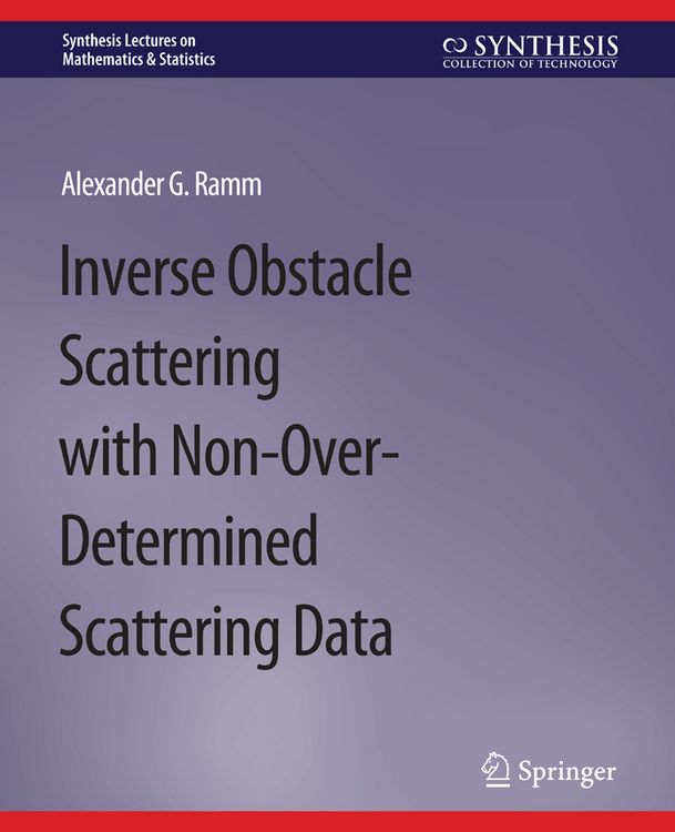 Produktbild: Inverse Obstacle Scattering with Non-Over-Determined Scattering Data