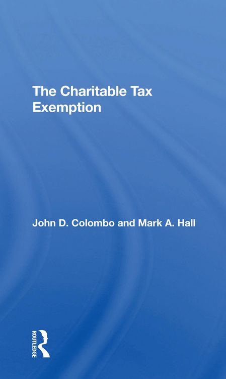Produktbild: Colombo, J: Charitable Tax Exemption