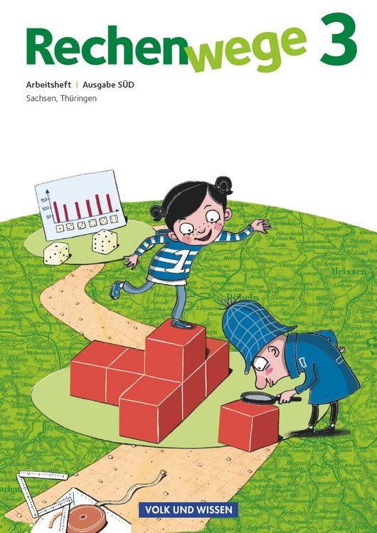 Produktbild: Rechenwege 3. Schuljahr - Arbeitsheft S&uuml;d