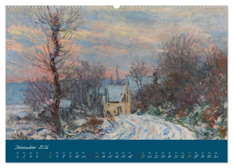 Produktbild: Typisch Monet (Wandkalender 2026 DIN A2 quer), CALVENDO Monatskalender