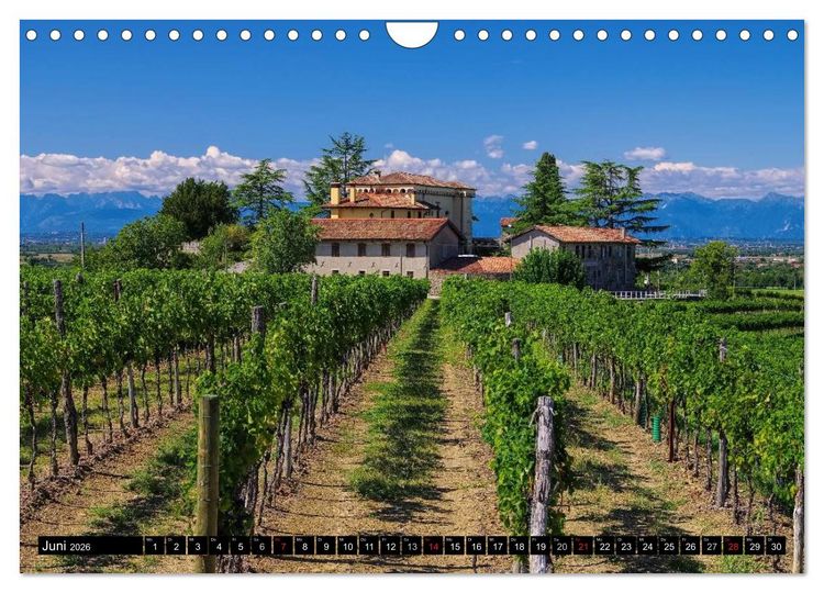 Produktbild: Friaul-Julisch Venetien - Italiens sch&ouml;ner Nordosten (Wandkalender 2026 DIN A4 quer), CALVENDO Monatskalender