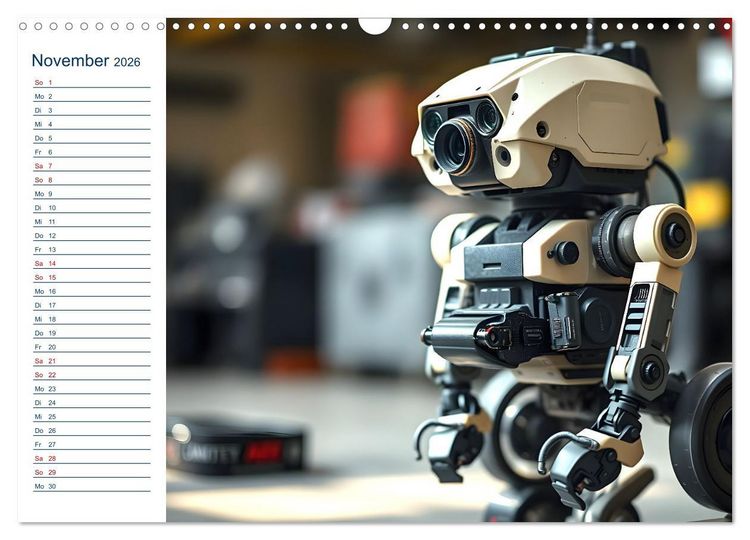 Produktbild: Roboter im Einsatz - Digitale Vernetzung und die Zukunft der Arbeit (Wandkalender 2026 DIN A3 quer), CALVENDO Monatskalender