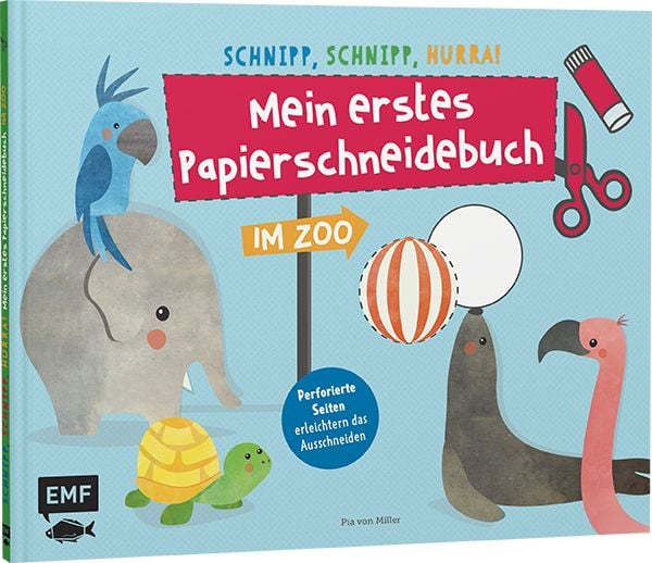 Produktbild: Schnipp, schnipp, hurra! Mein erstes Papierschneidebuch &ndash; Im Zoo