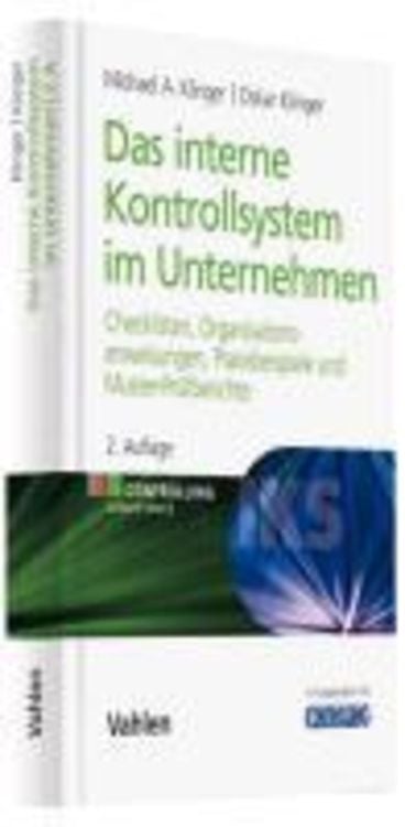 Produktbild: Das Interne Kontrollsystem im Unternehmen