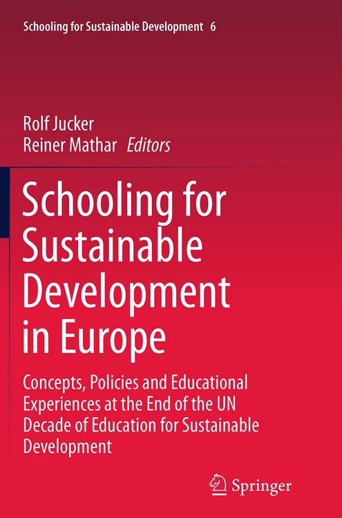 Produktbild: Schooling for Sustainable Development in Europe