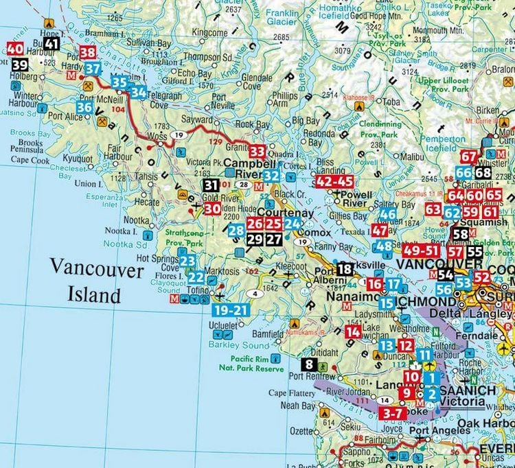 Produktbild: ROTHER Wanderf&uuml;hrer Vancouver Island