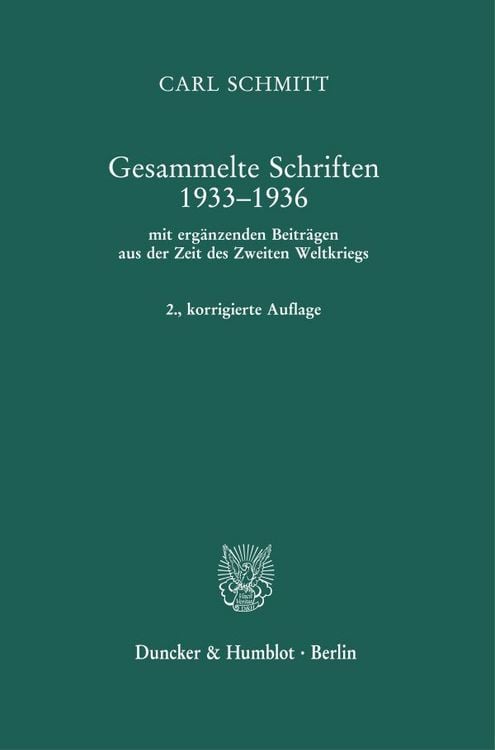 Produktbild: Gesammelte Schriften 1933&ndash;1936
