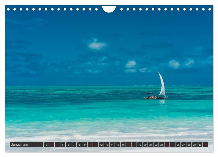 Produktbild: Inselparadies Sansibar (Wandkalender 2026 DIN A4 quer), CALVENDO Monatskalender