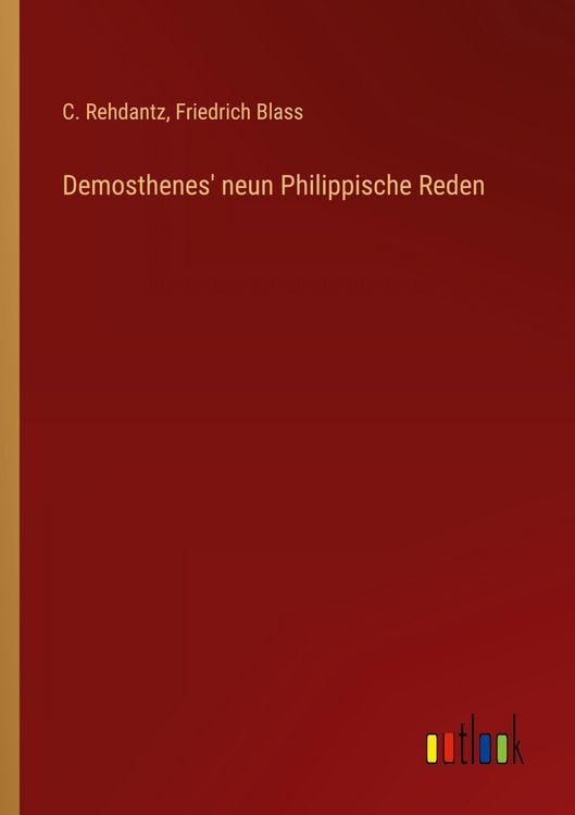 Produktbild: Demosthenes' neun Philippische Reden
