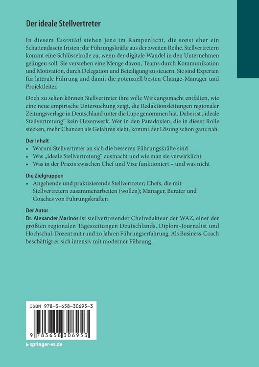 Produktbild: Der ideale Stellvertreter