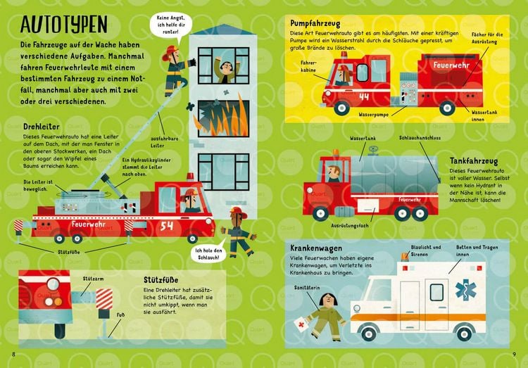 Produktbild: Das XXL-Set &ndash; Bauen, Wissen, Spielen: Bei der Feuerwehr