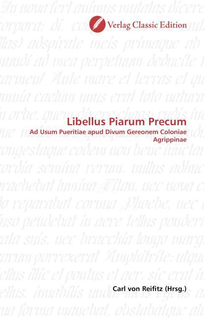 Produktbild: Libellus Piarum Precum