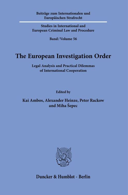 Produktbild: The European Investigation Order.