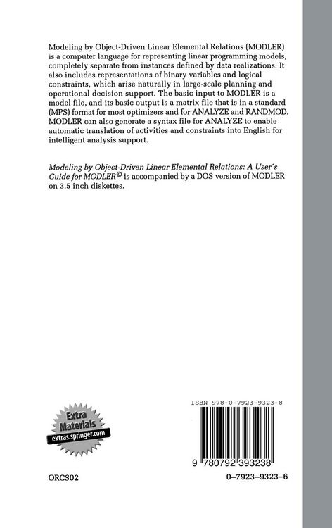 Produktbild: Modeling by Object-Driven Linear Elemental Relations