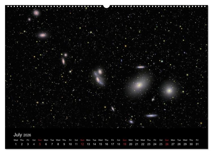 Produktbild: Deepsky (High Quality Premium Wall Calendar 2026 DIN A2 landscape),CALVENDO 12 Month Wall Calendar