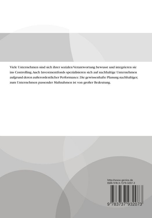 Produktbild: Nachhaltigkeit und Controlling