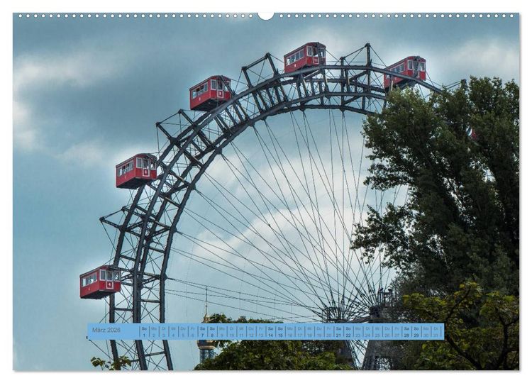 Produktbild: St&auml;dtereise Wien (hochwertiger Premium Wandkalender 2026 DIN A2 quer), Kunstdruck in Hochglanz