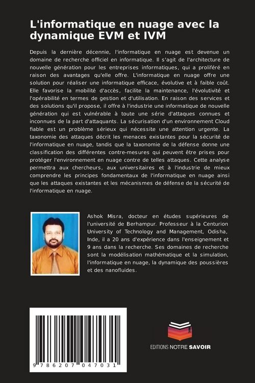 Produktbild: L'informatique en nuage avec la dynamique EVM et IVM