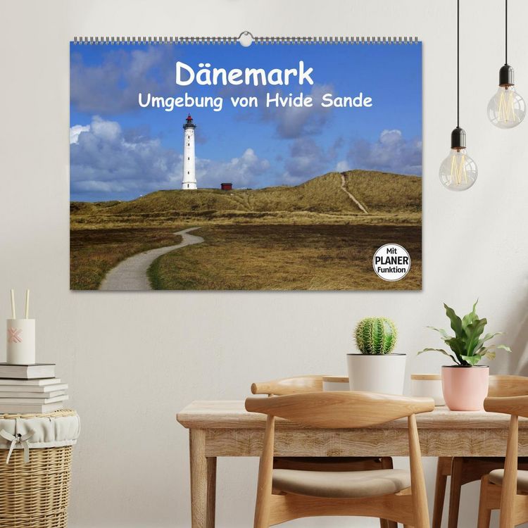 Produktbild: D&auml;nemark - Umgebung von Hvide Sande (Wandkalender 2026 DIN A2 quer), CALVENDO Monatskalender