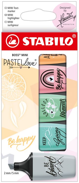 Produktbild: STABILO Textmarker BOSS MINI Pastellove 2.0