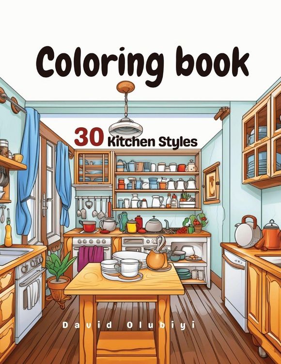 Produktbild: Kitchen styles coloring book