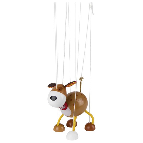 Produktbild: goki Marionette Hund aus Holz
