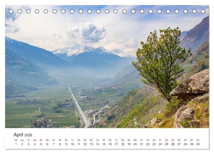 Produktbild: Naturwunder Berge (Tischkalender 2026 DIN A5 quer), CALVENDO Monatskalender