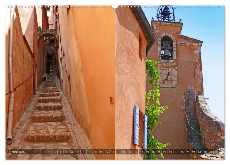 Produktbild: Impressions de Roussillon (Calendrier mural 2026 DIN A2 vertical) calendrier de bureau