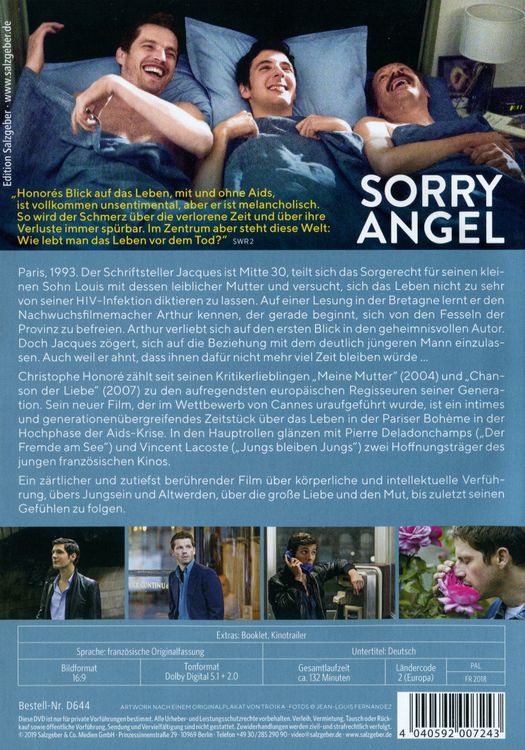 Produktbild: Sorry Angel (OmU)