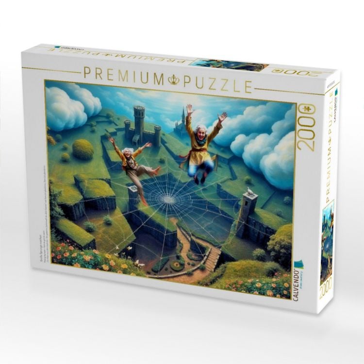 Produktbild: CALVENDO Puzzle Gro&szlig;e Spr&uuml;nge machen | 2000 Teile Lege-Gr&ouml;&szlig;e 90x67cm Foto-Puzzle f&uuml;r gl&uuml;ckliche Stunden