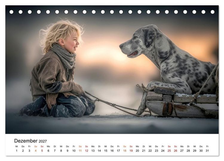 Produktbild: Kinder. Landkinder - Lebendig. Frei. Gl&uuml;cklich. (Tischkalender 2027 DIN A5 quer), CALVENDO Monatskalender