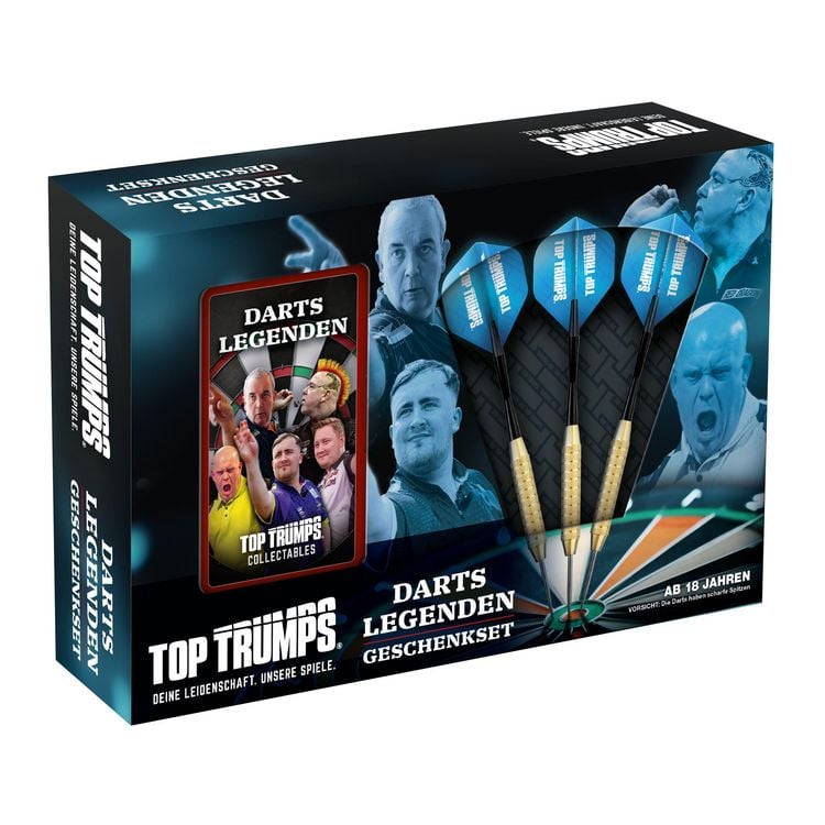 Produktbild: Top Trumps Geschenkset Darts (inkl. Dartpfeile)