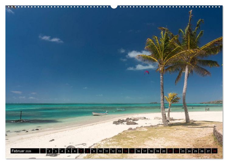 Produktbild: Trauminsel Mauritius (hochwertiger Premium Wandkalender 2026 DIN A2 quer), Kunstdruck in Hochglanz